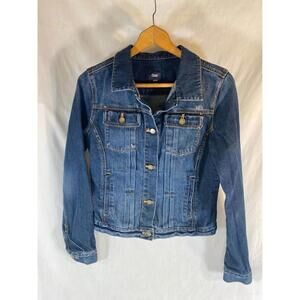Womans size M Classic Gap Denim Jean med wash Jacket